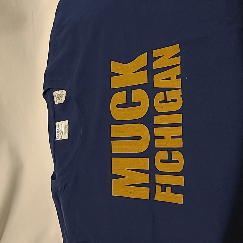 Muck Fichigan Maise & Blue Large Tee Shirt